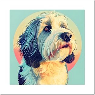 Bearded Collie in 70's Posters and Art